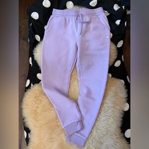 NWOT Puma fleece joggers, lavender